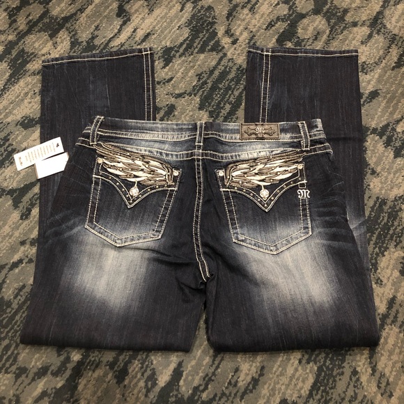‼️SOLD‼️ NWT Womens Miss Me Mid-Rise Easy Boot Jeans - Picture 4 of 14